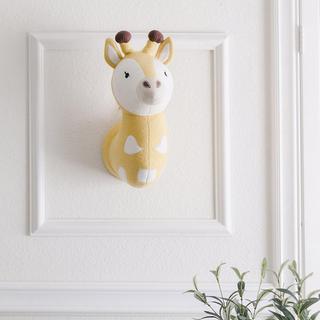 Kendi Giraffe Plush Head Wall Decor