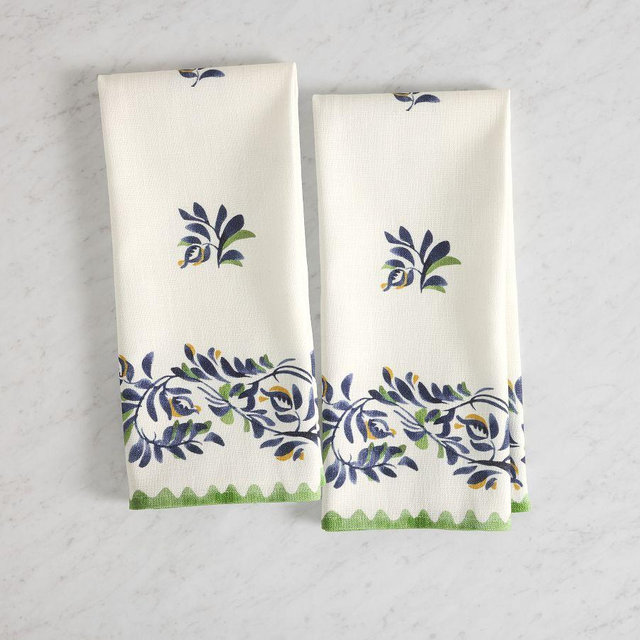 Puebla Multi Cotton Tea Towels, Set of 2 - Multi
