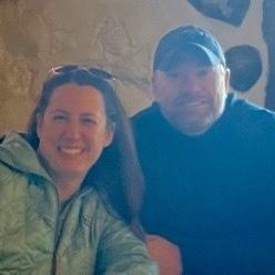 Our first photo together on our second date!