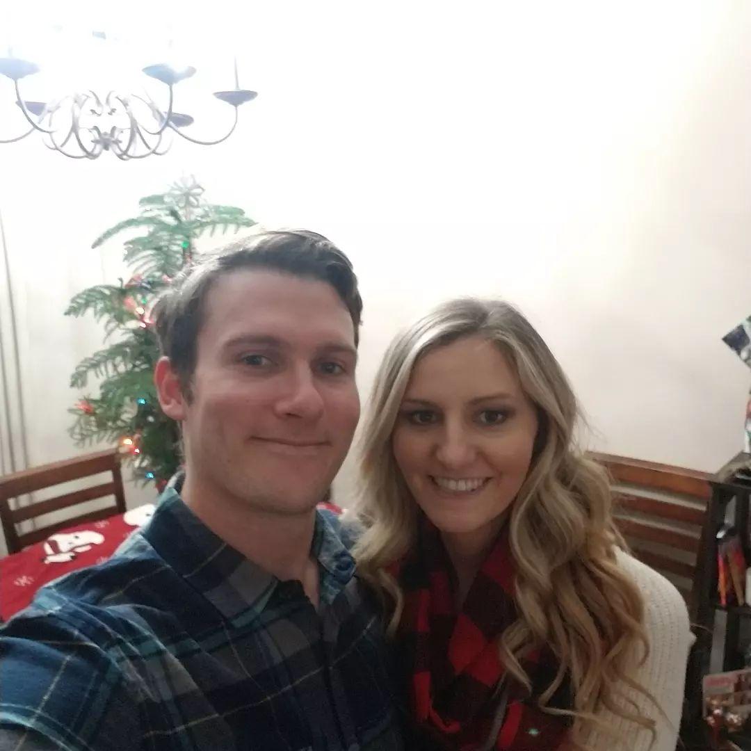 Our first Christmas together back in 2018