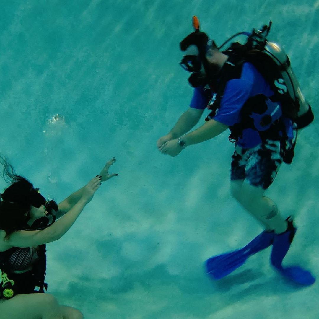 Learning how to scuba dive 🤿