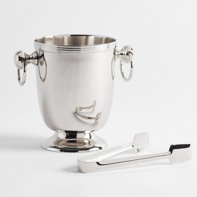 Heritage Ice Bucket & Tongs