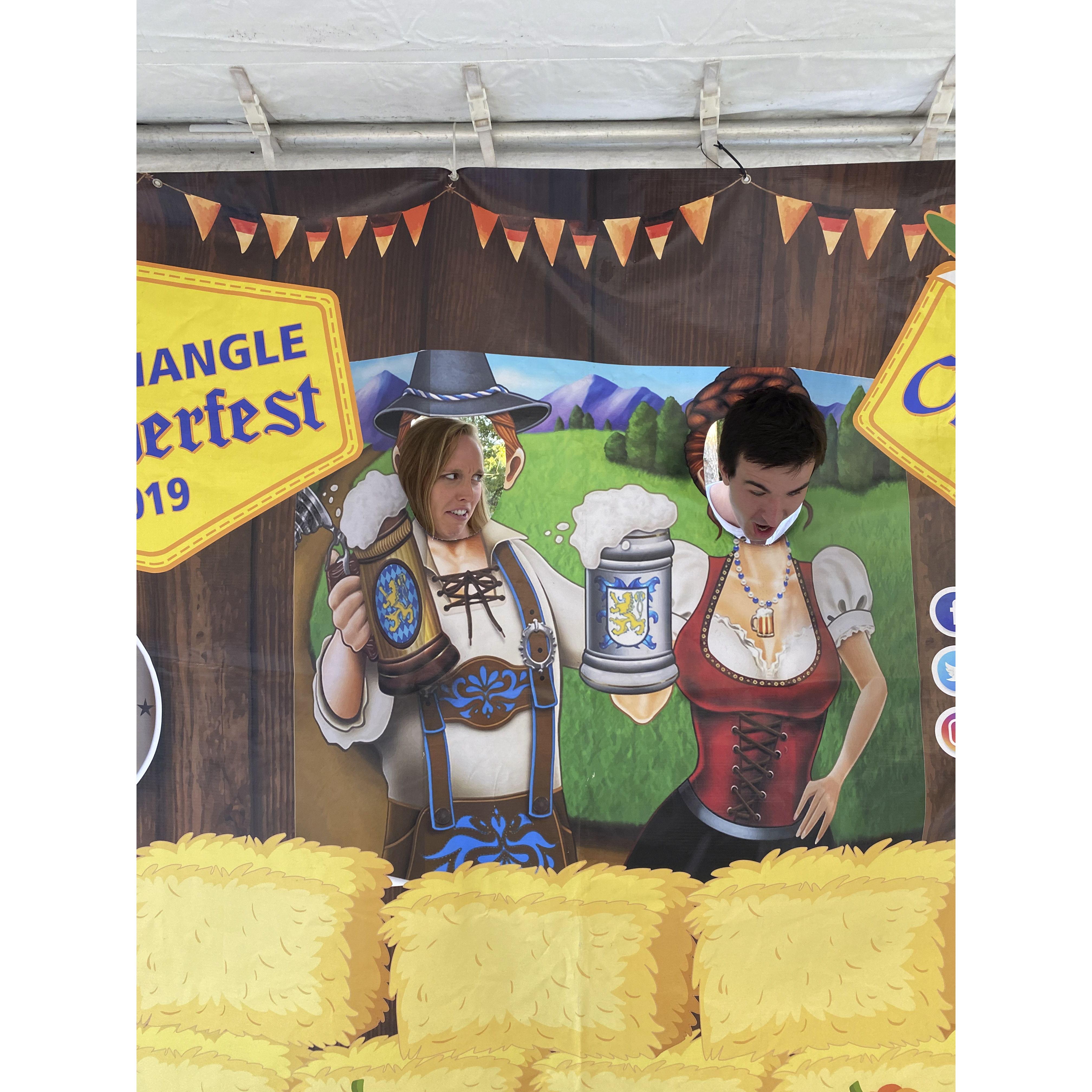 October 2021. Raleigh, NC Oktoberfest.