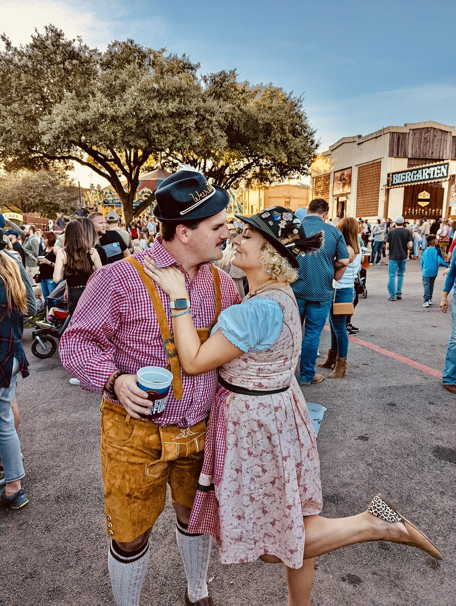 Wurstfest - New Braunfels, TX - November 2021 (and yes Joe is wearing a lederhosen )