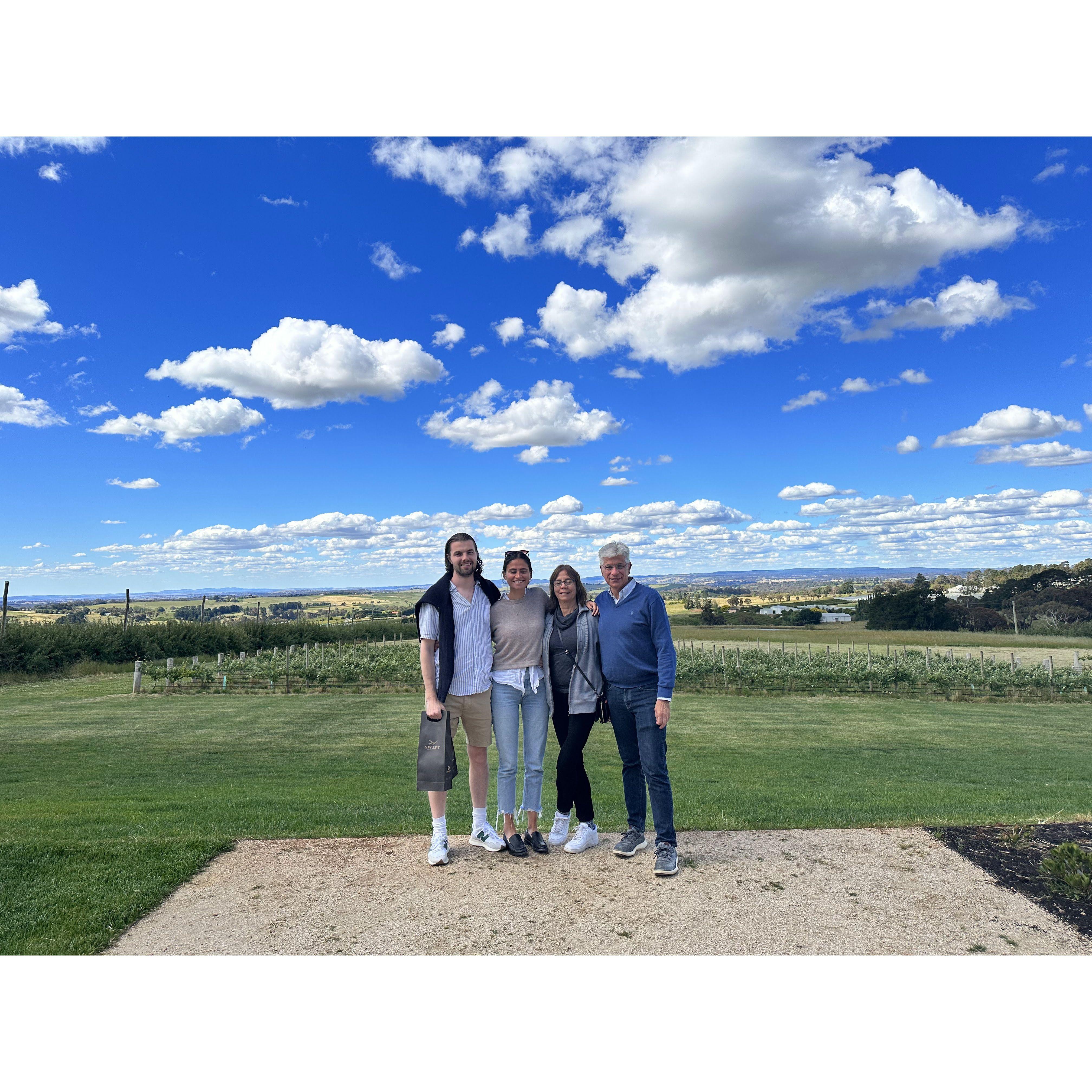 December 2022 — Laura, Patricia, and Sergio's first trip to Orange