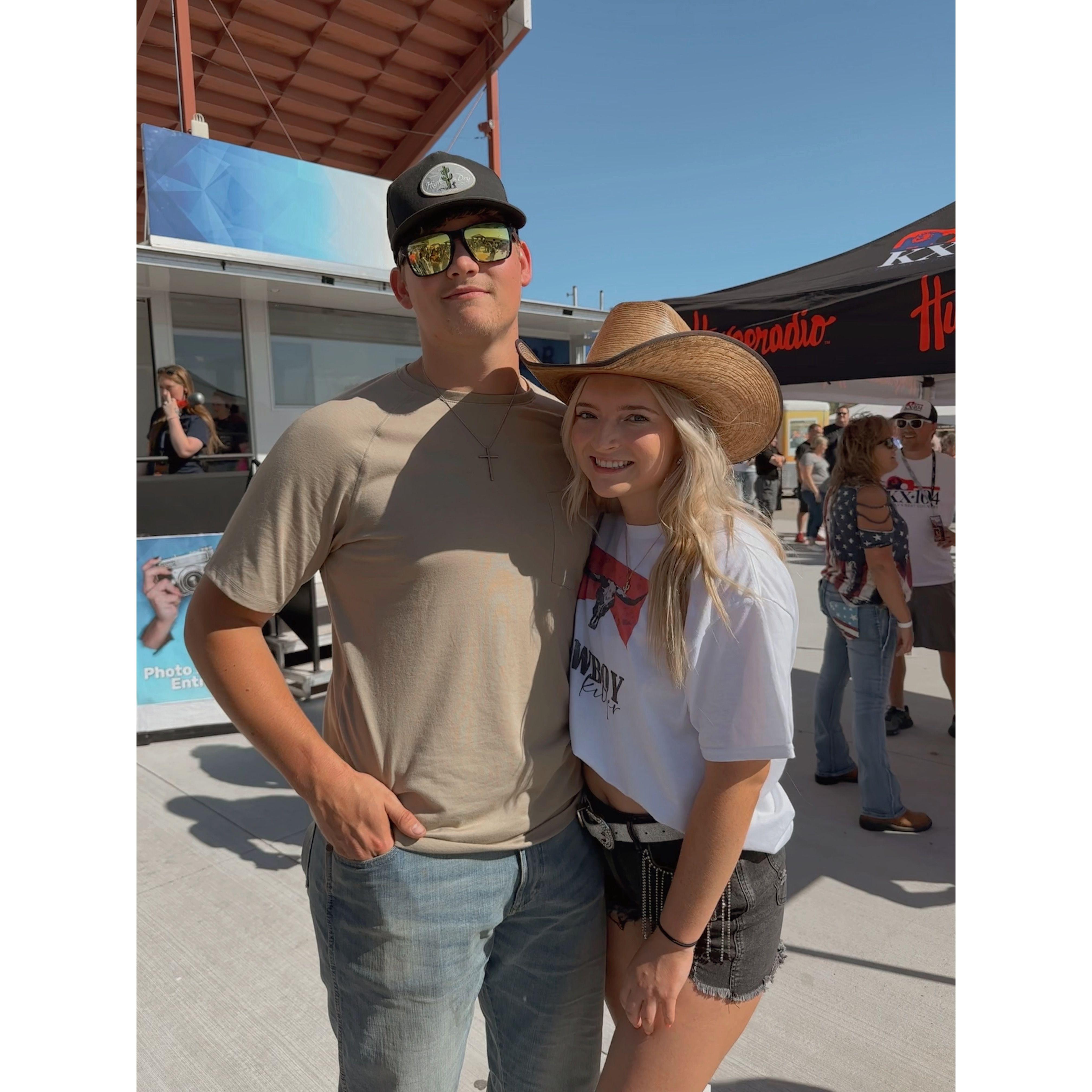 We went to Nebraskaland Days! Concerts are one of our favorite things to do together!