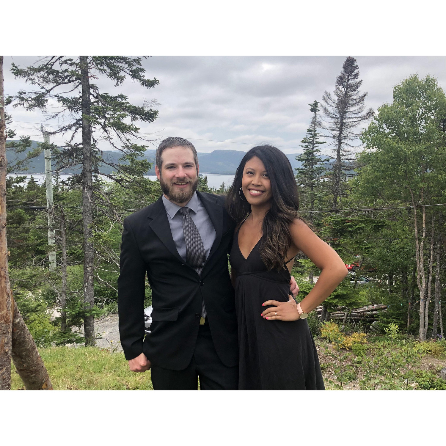 At our friend's wedding in Newfoundland