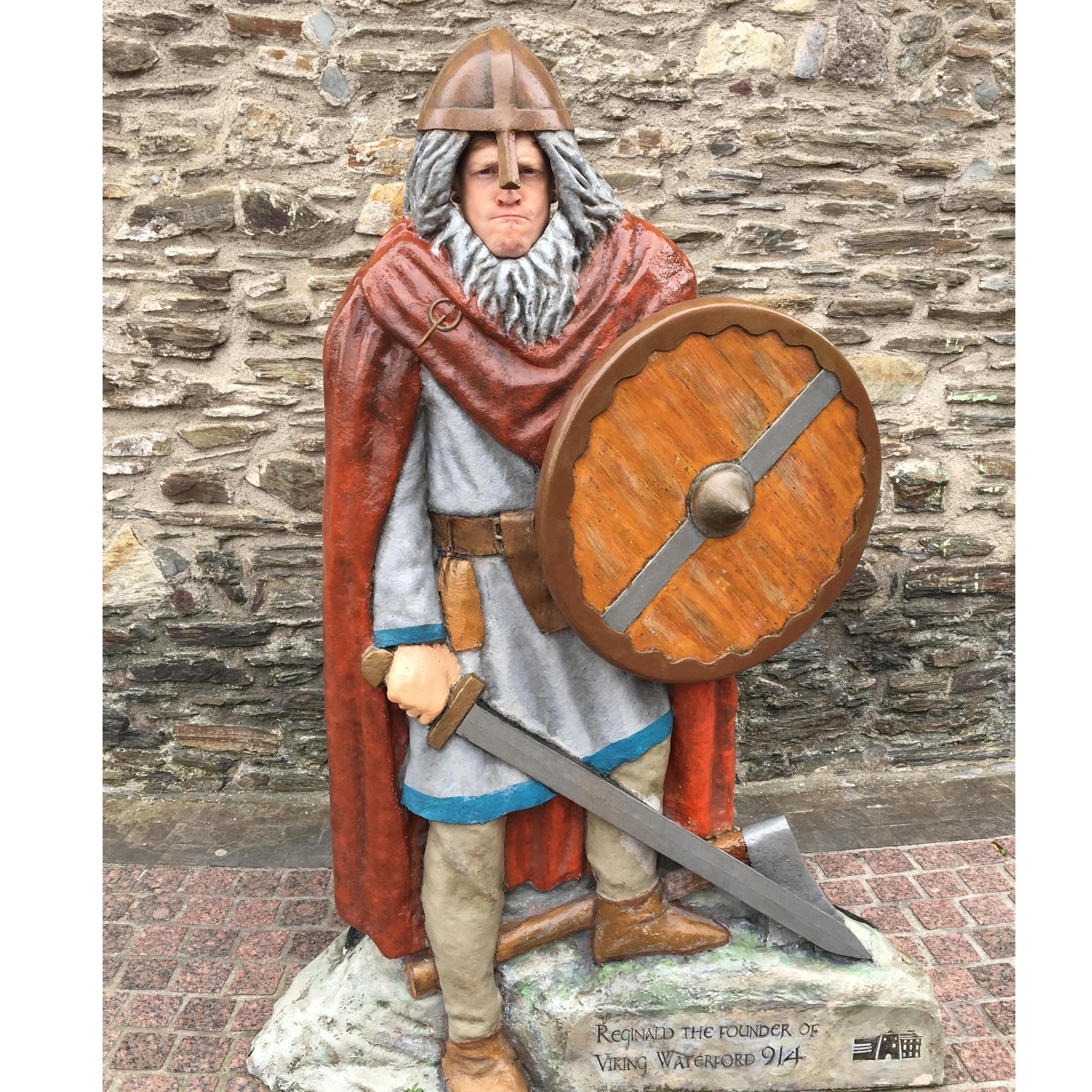 Eric as a very convincing Reginald, founder of Waterford