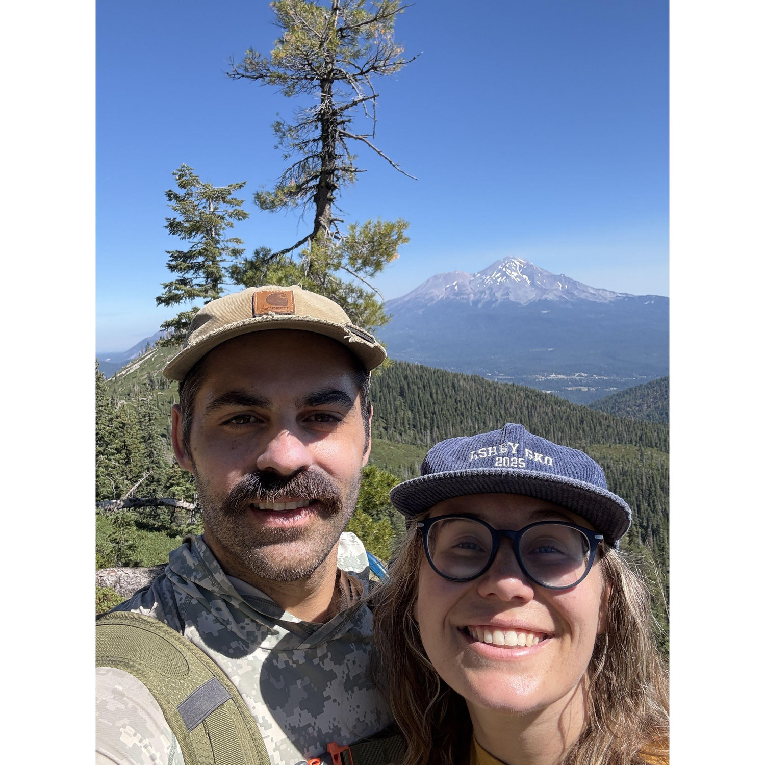 The day after we got engaged, Castle Lake, CA cir. 2025