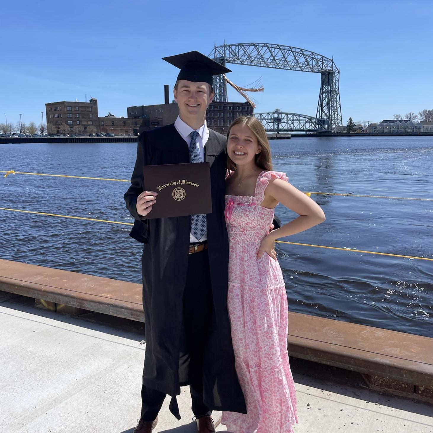 Logan's college graduation (May 2025)