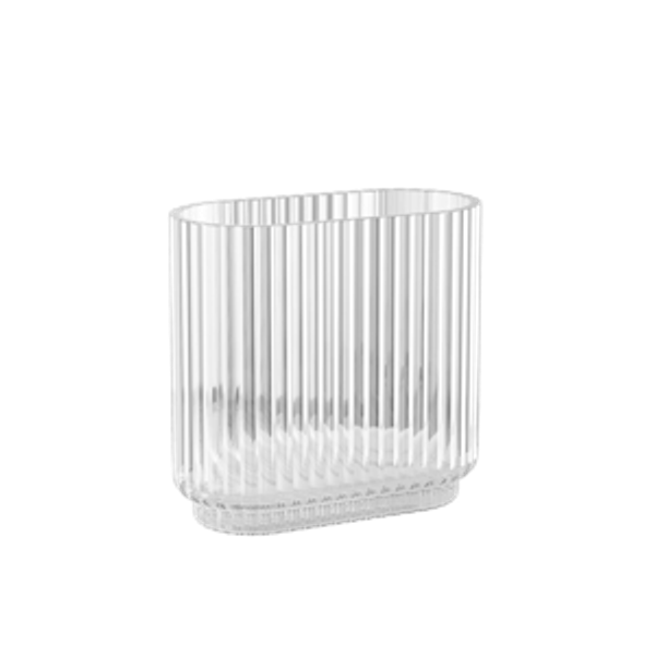 BERNADOTTE Oval Vase in glass - Design inspired by Sigvard Bernadotte