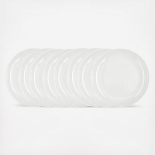 Shell Bisque Tidbit Plate, Set of 8