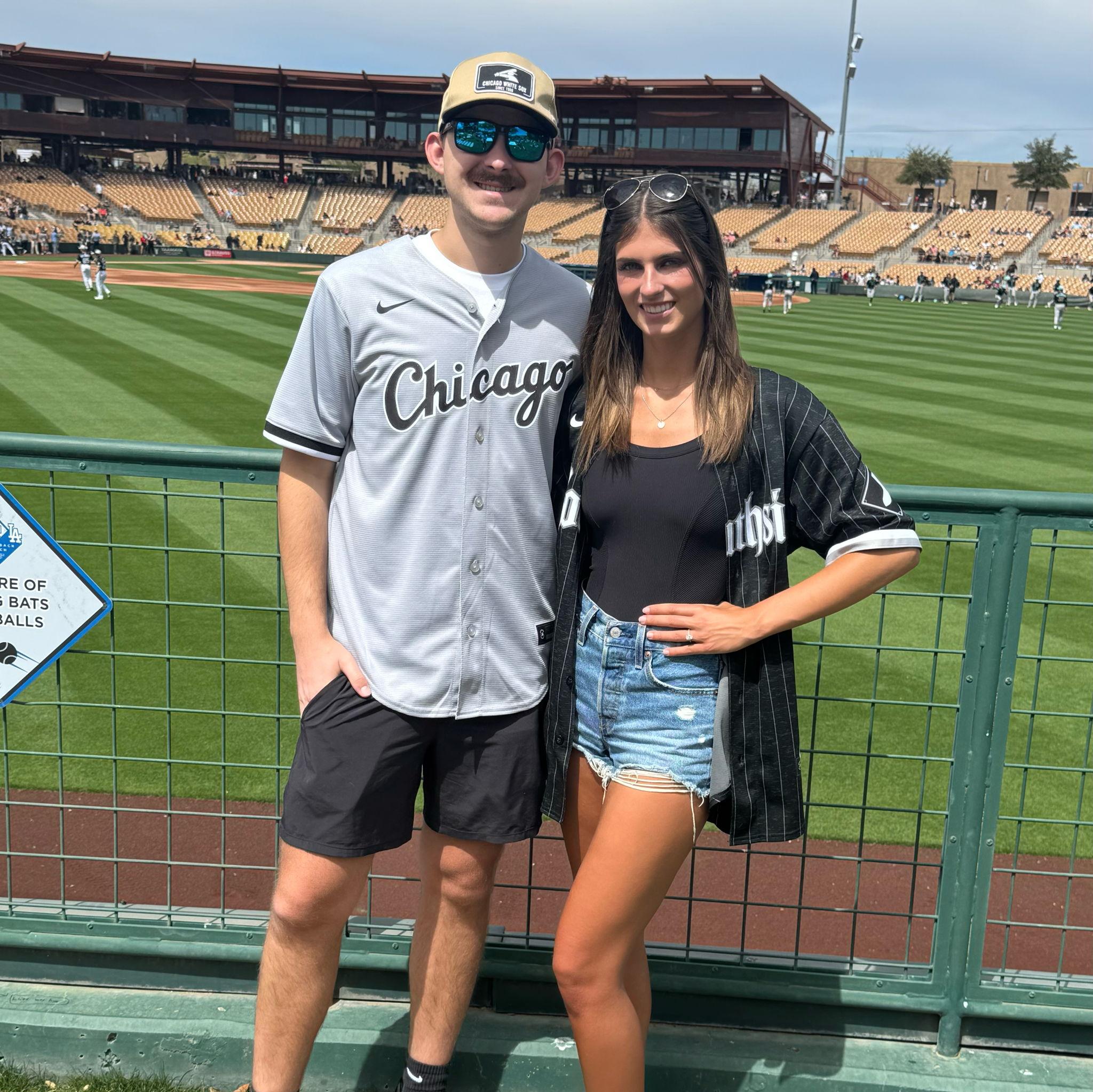 March 2025: White Sox spring training game together! Go Soxs!