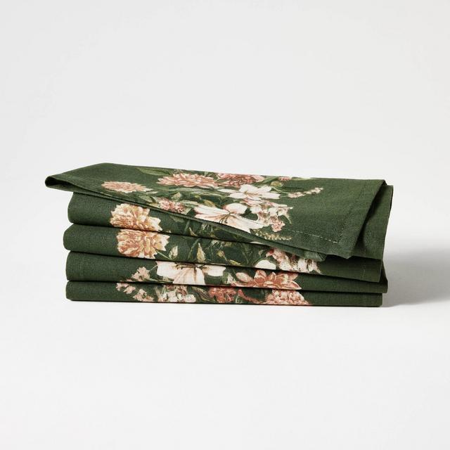 4pk Floral Napkins - Threshold™ designed with Studio McGee