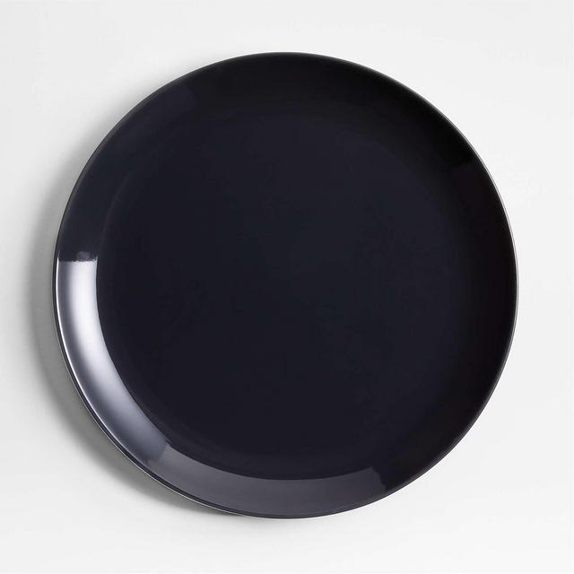 Hudson Charcoal Stoneware Dinner Plates, Set of 8