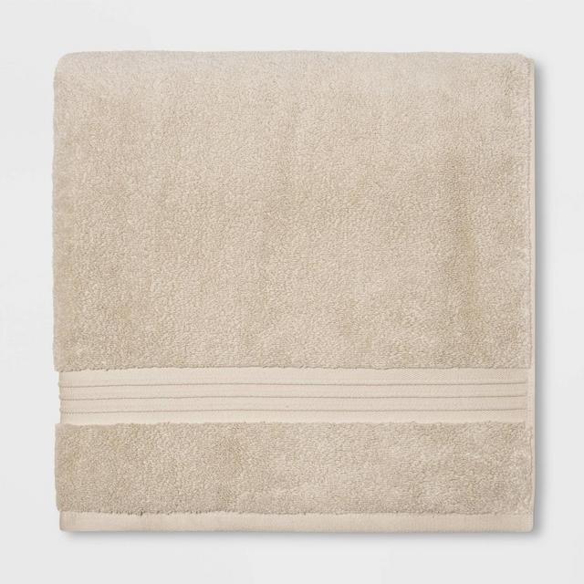 Spa Bath Sheet Light Taupe - Threshold Signature™