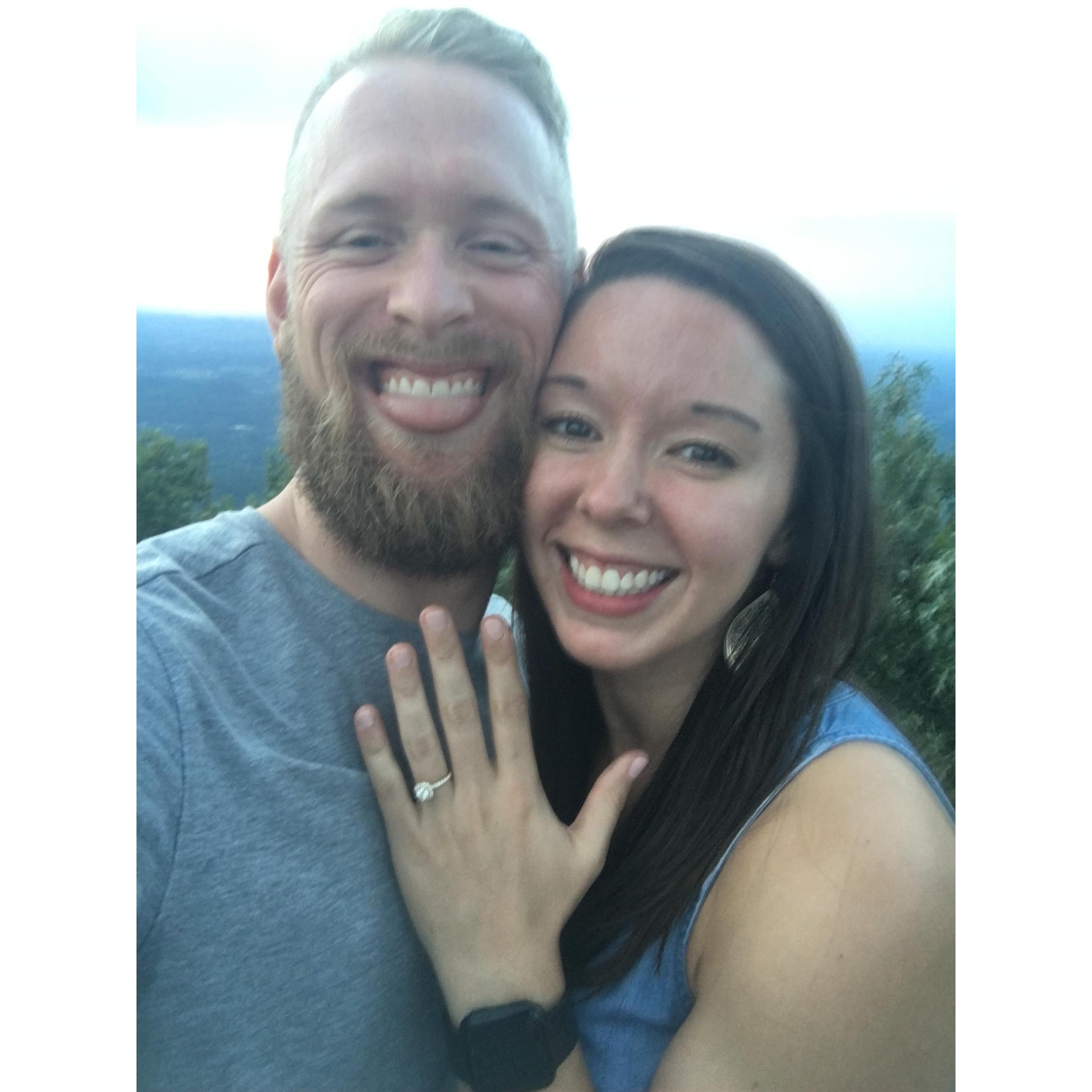 We're engaged! August 23, 2019