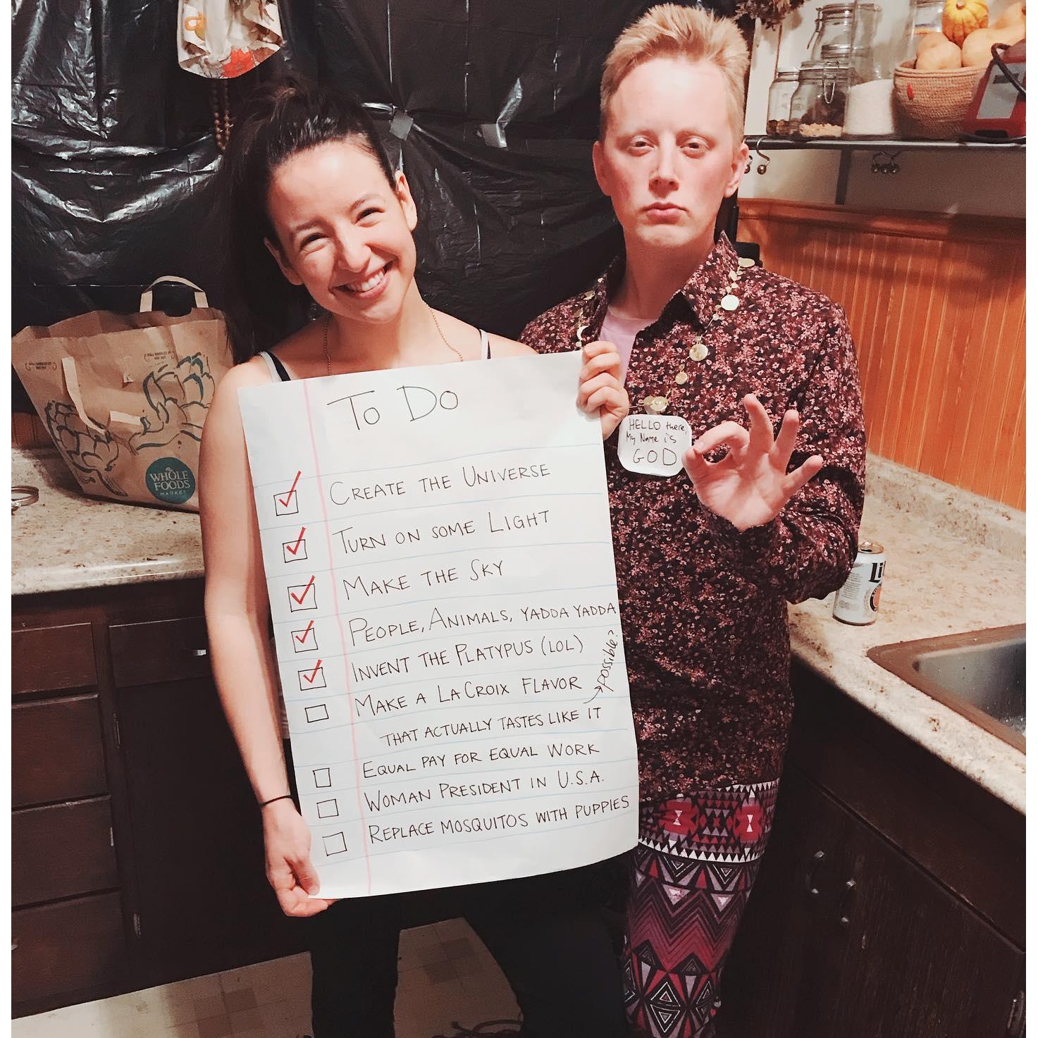 Halloween costume 2019: God's Plan and God