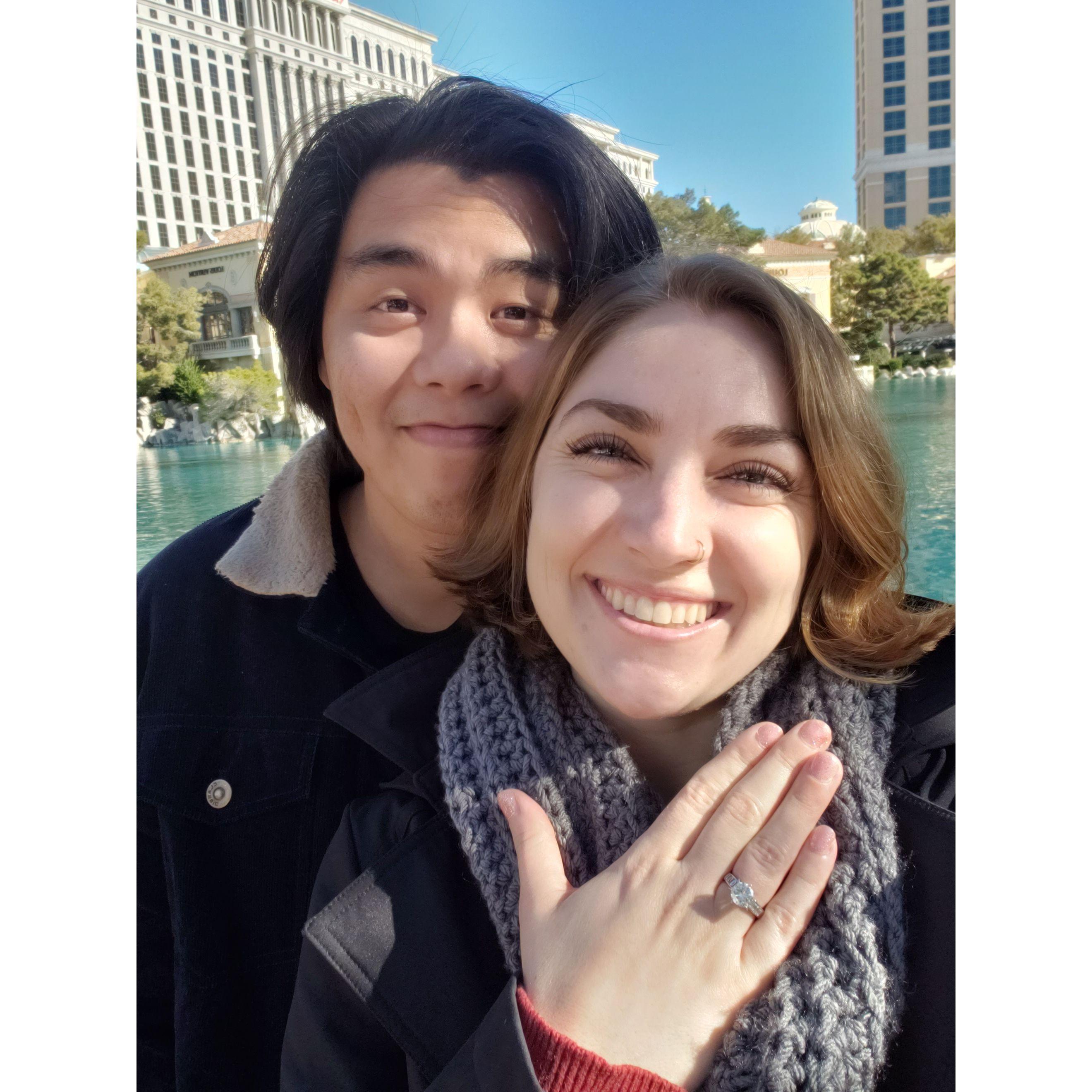 Engaged in Vegas 2021
