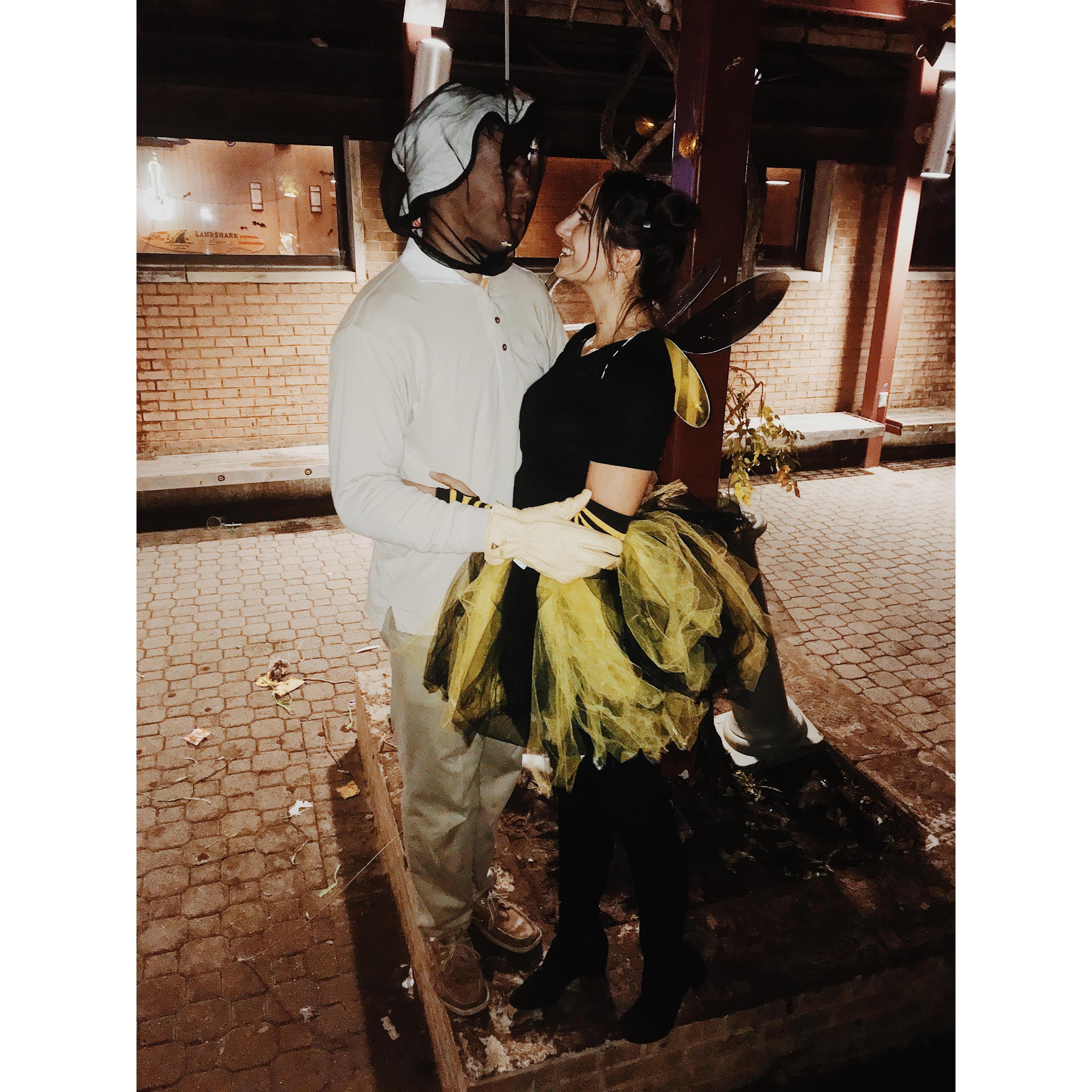 Halloween 2019, A bumblebee and a bee keeper