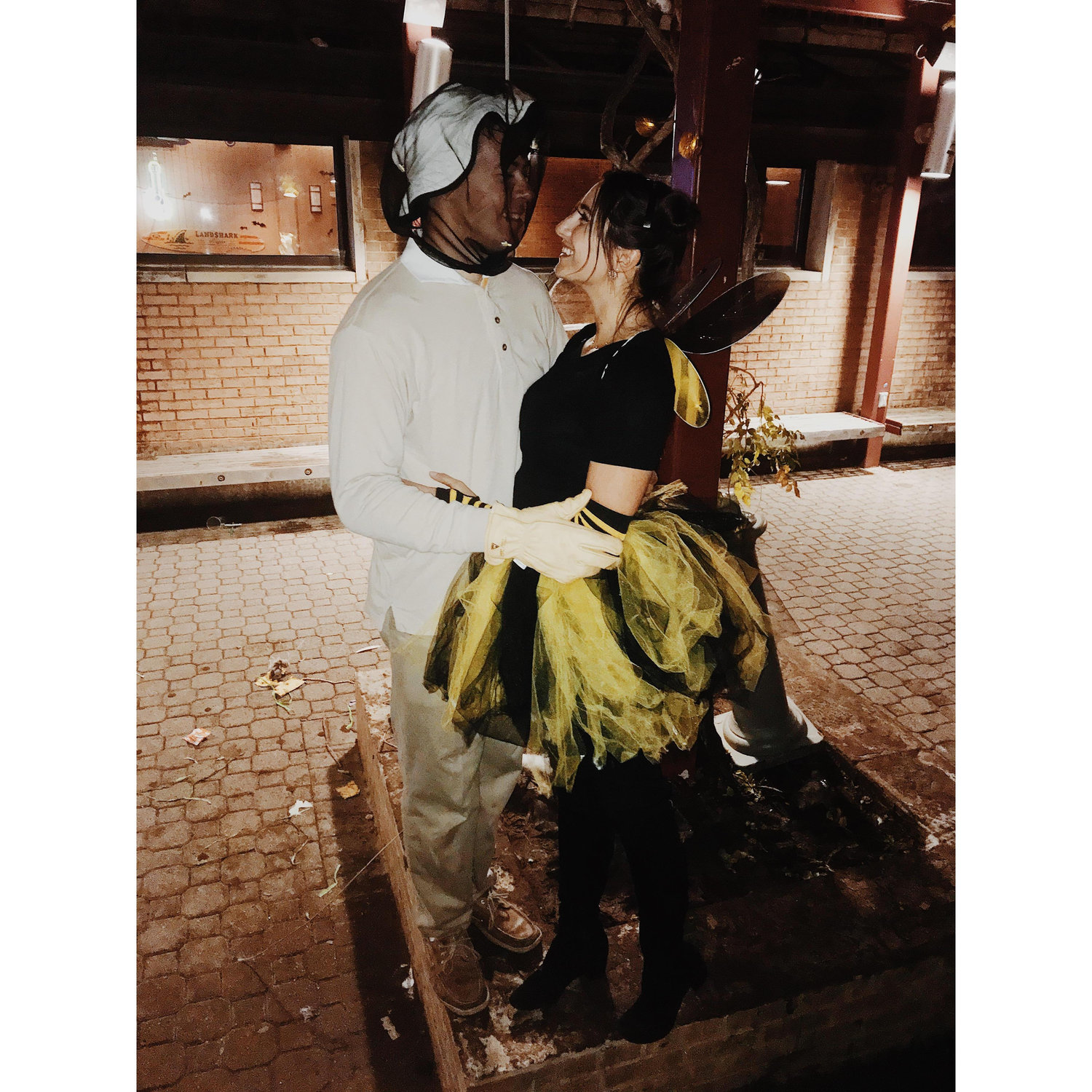Halloween 2019, A bumblebee and a bee keeper