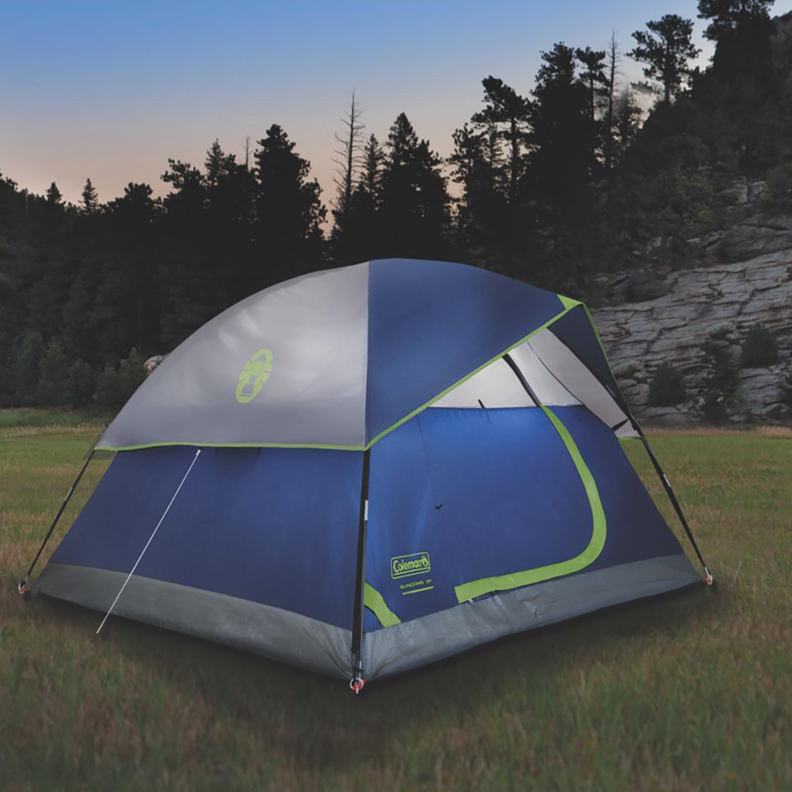 coleman 3 person dome tent