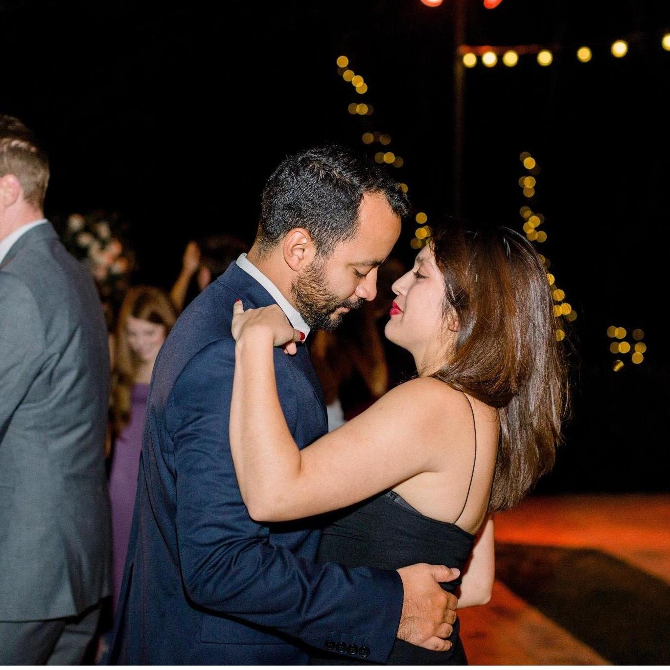 He never used to like to dance before...