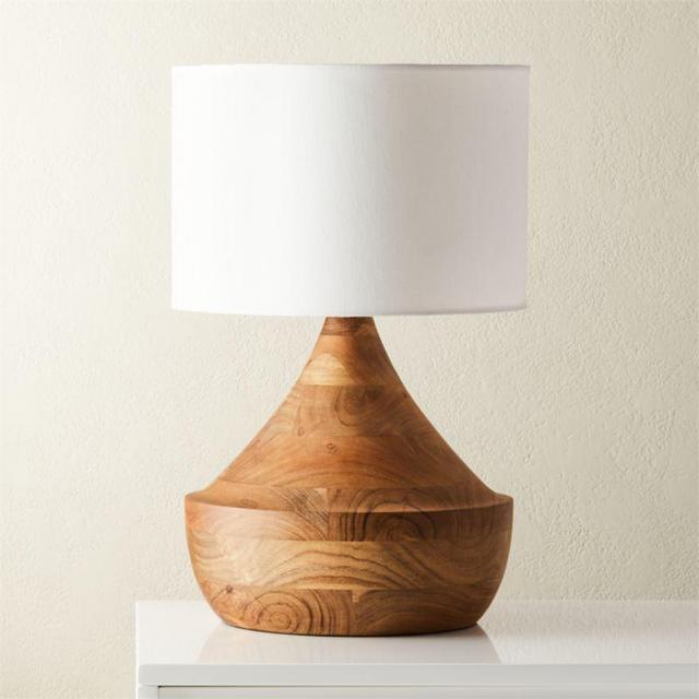 Atlas Natural Wood Table Lamp