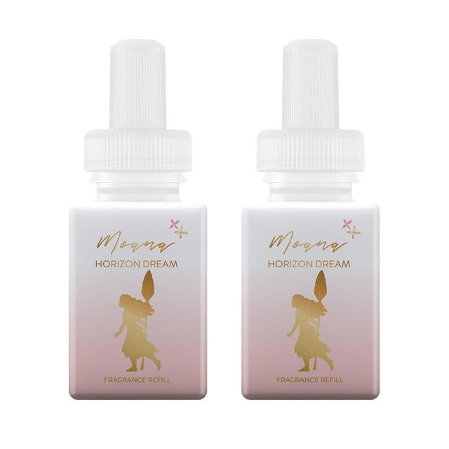 Pura Disney Collection Scent Refill - Smart Home Air Diffuser - Home Scent Refill - Up to 120-Hours of Premium Fragrance per Vial - Safe Diffuser Fragrance - 2 Pack, Moana Horizon Dream