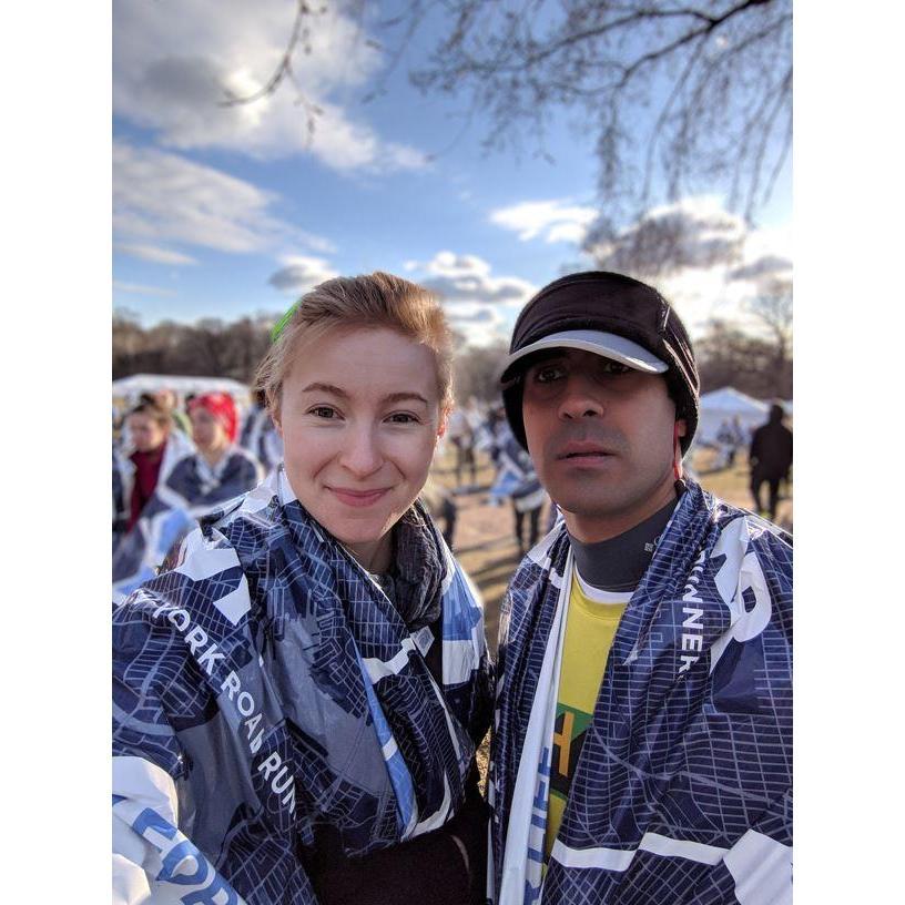 First half marathon together.