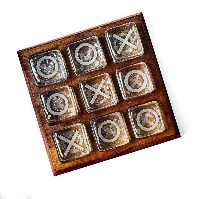 Simon Pearce Tic Tac Toe Set