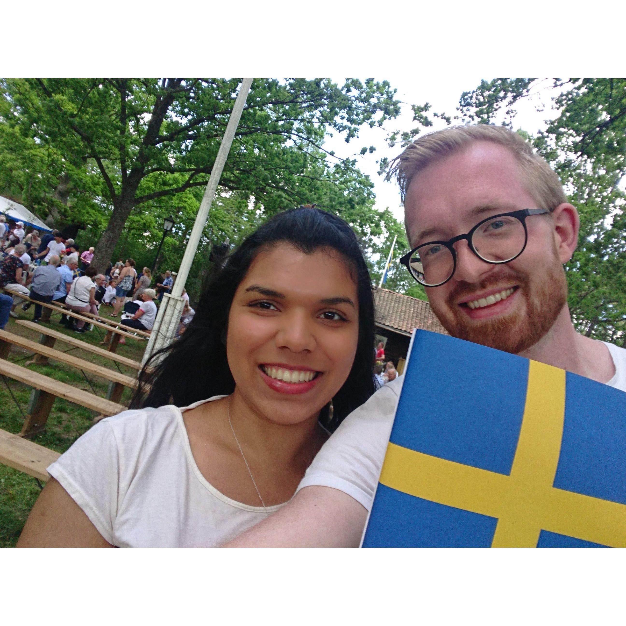 June 2019. Celebrating Swedish National Day.