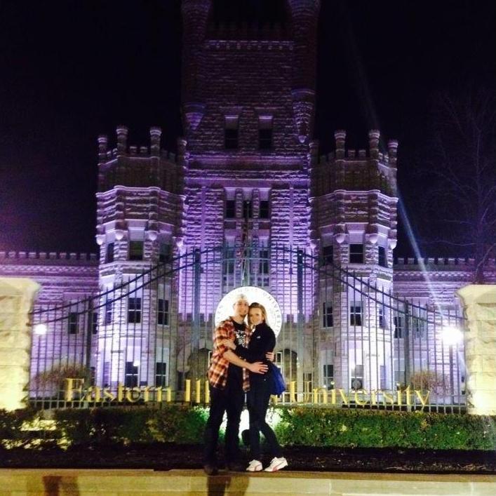 Where we first met, Eastern Illinois University. March 2014