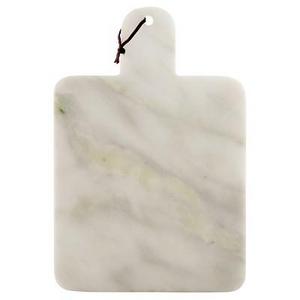 Thirstystone Large White Marble Paddle Serving Board