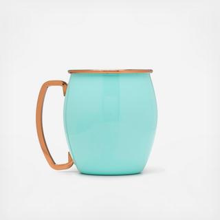 Moscow Mule Mug with Copper Accents, Set of 4