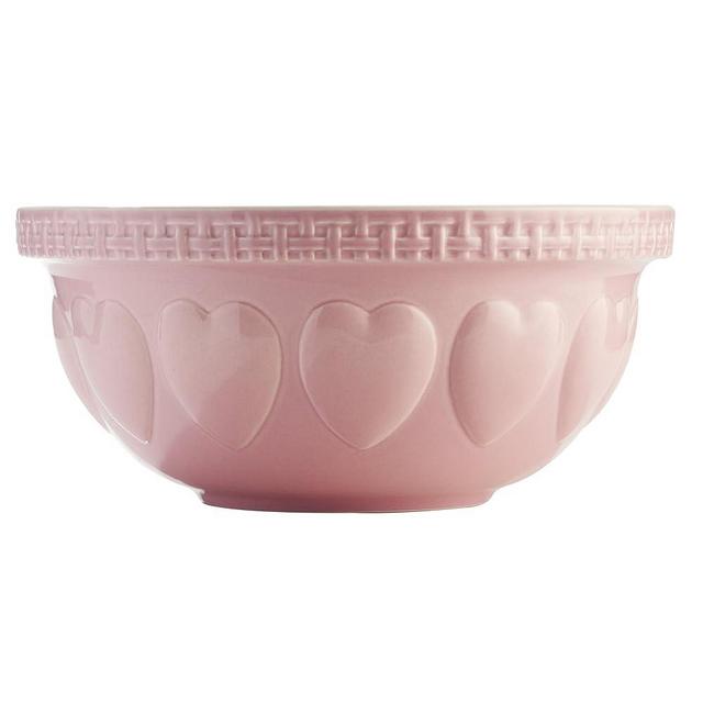 Mason Cash Chip Resistant Earthenware S12 Mixing Bowl, Pink, 29 cm