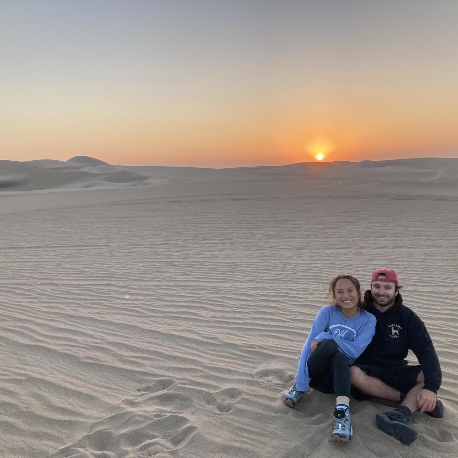 Sunset in Huacachina