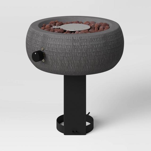 11" Round Hammered Outdoor Tabletop Fire Pit - Threshold™