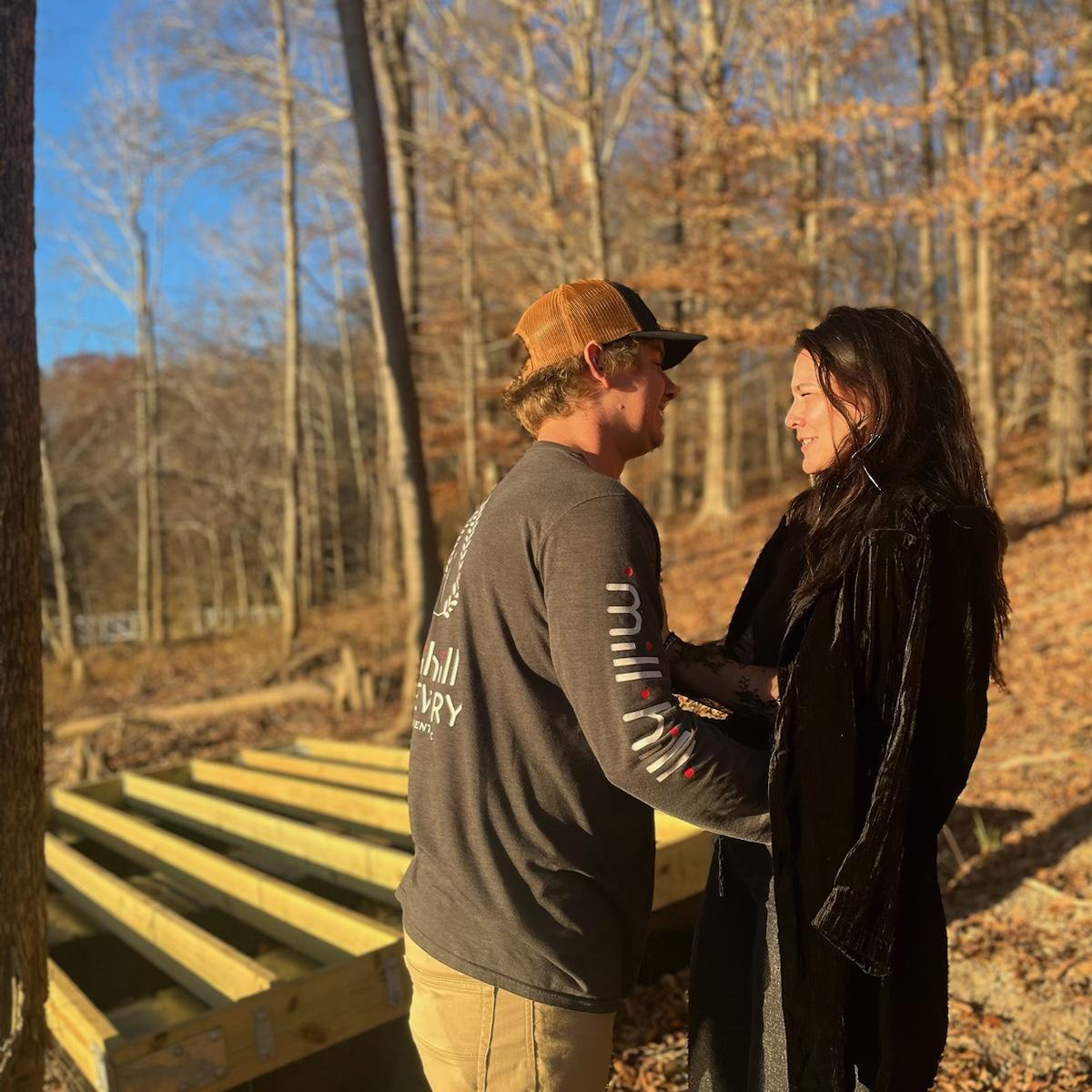 Our first Thanksgiving engaged