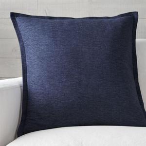 Linden Cobalt 23" Pillow with Feather-Down Insert