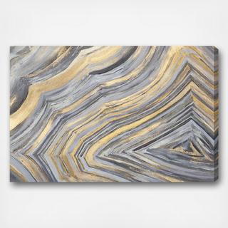 Agate Lines Canvas Art