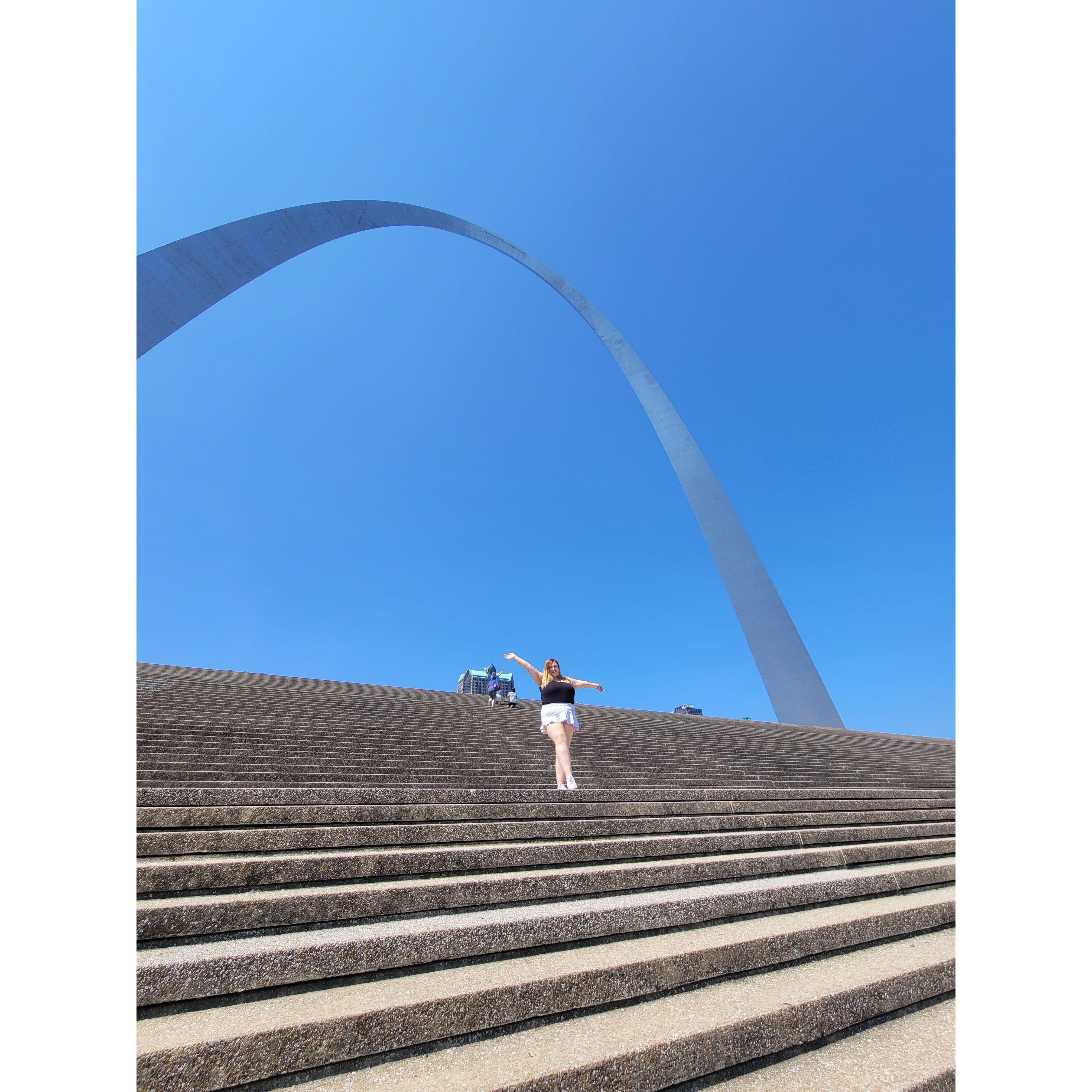 Abby at the Arch