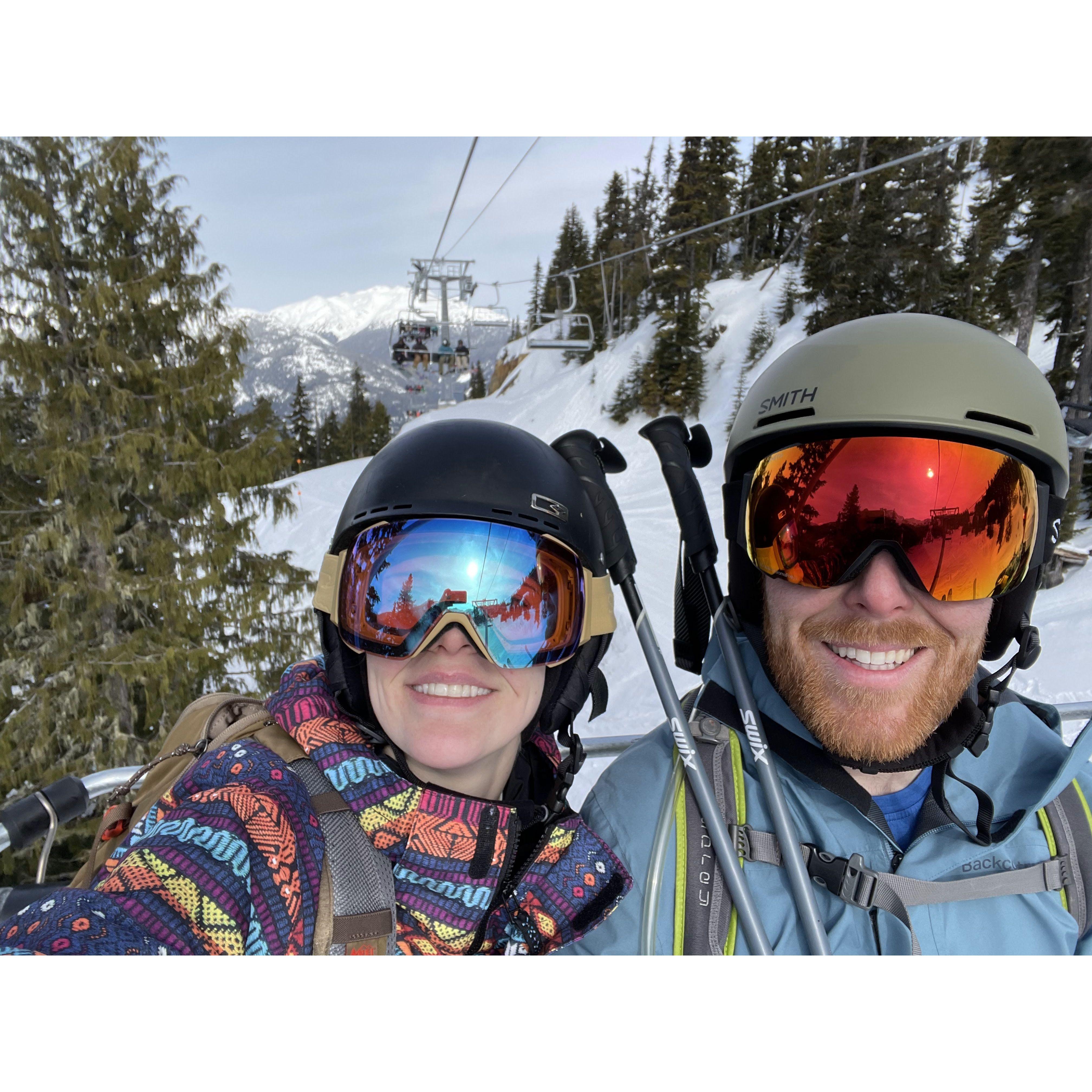 Skiing at Stevens