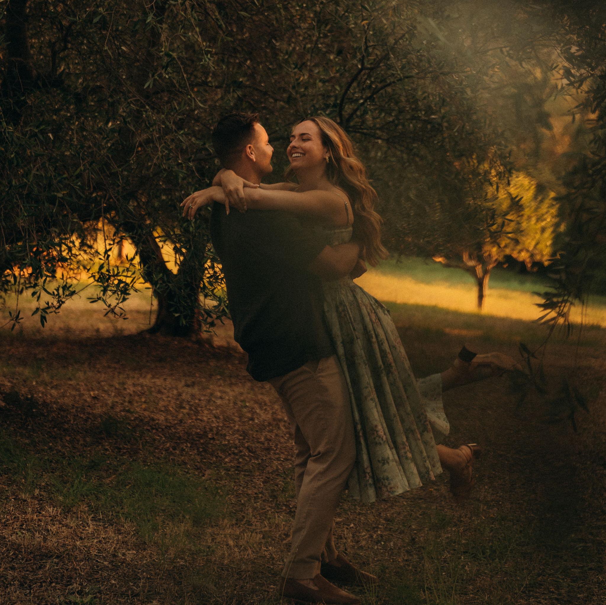 Sept 2025: This was minutes after Jackson got down on a knee and Sam said yes