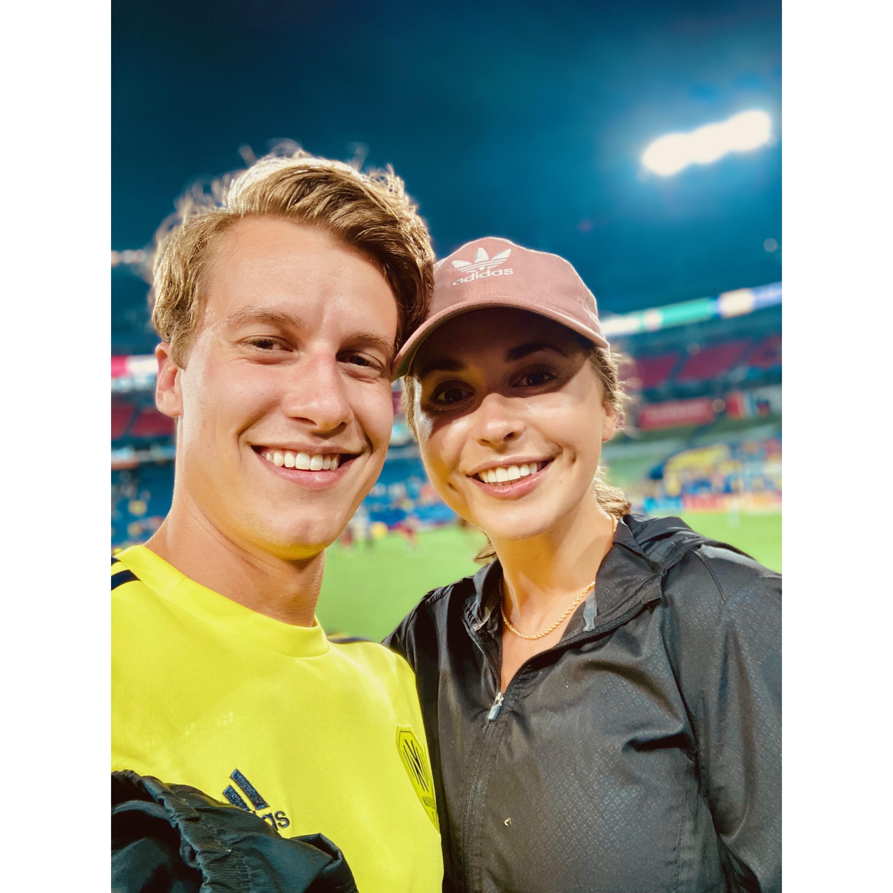 Nashville Predators Soccer Game!