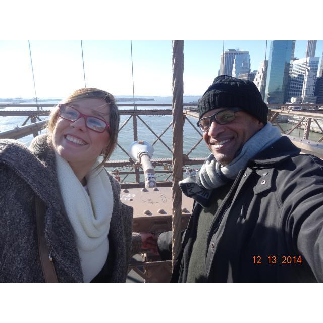 Locking our love. Celando o nosso amor na ponte. Sellando nuestro amor in Brooklyn bridge.