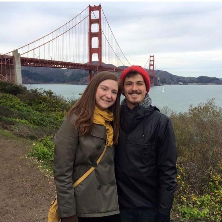 Checking out Golden Gate Bridge Park