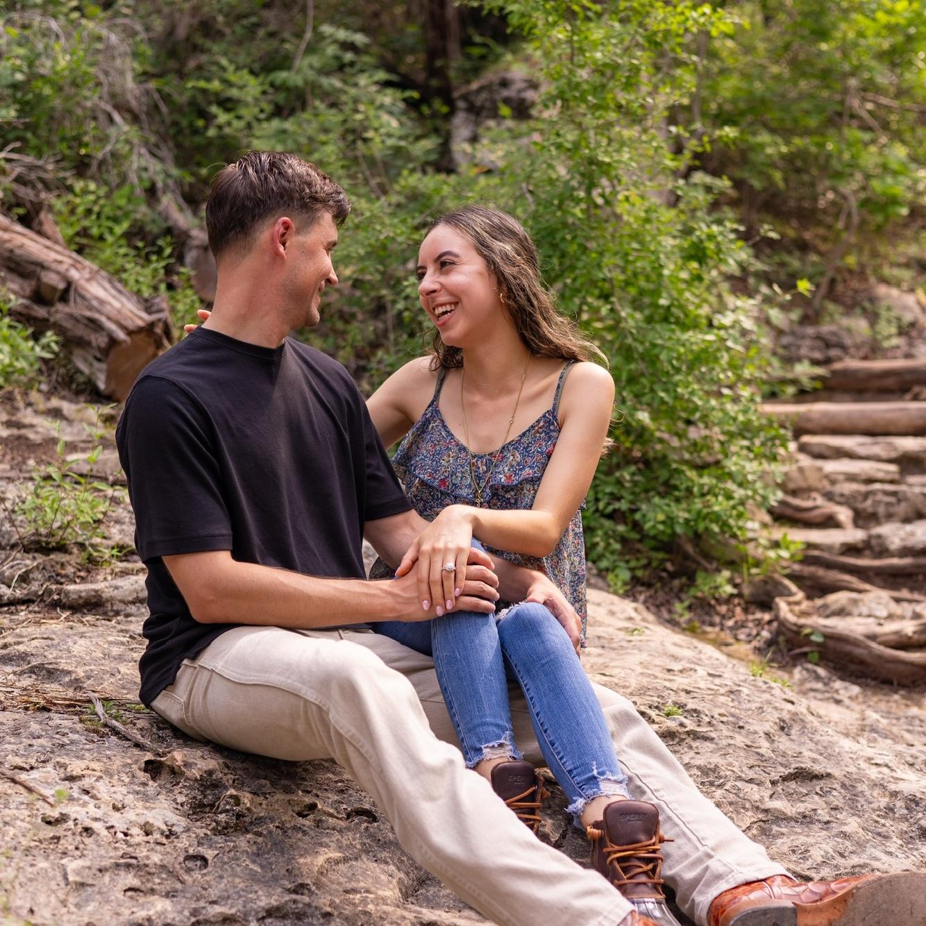 4.26.2024 • Right after our proposal at Hamilton Pool