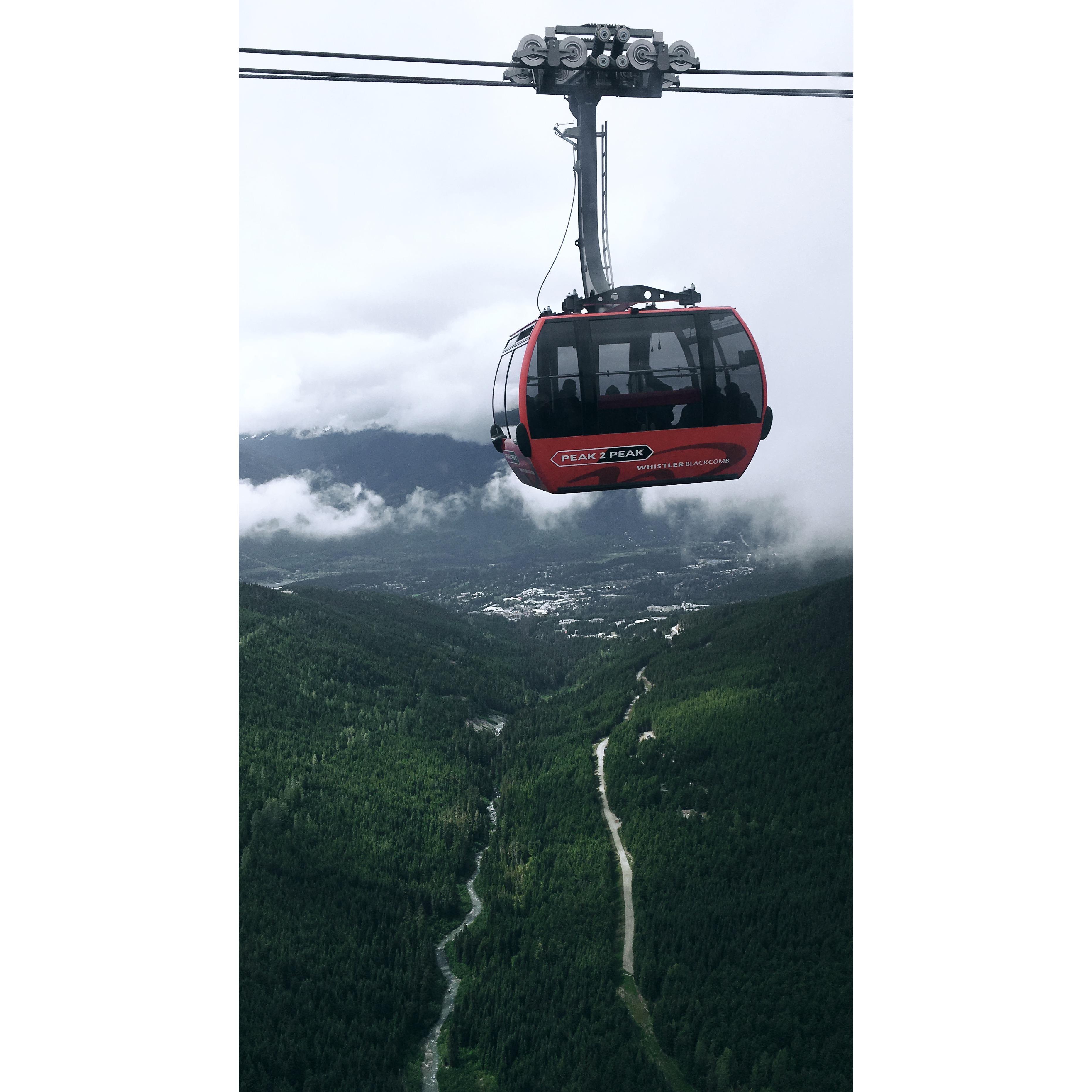 Peak 2 Peak, Whistler- 2018