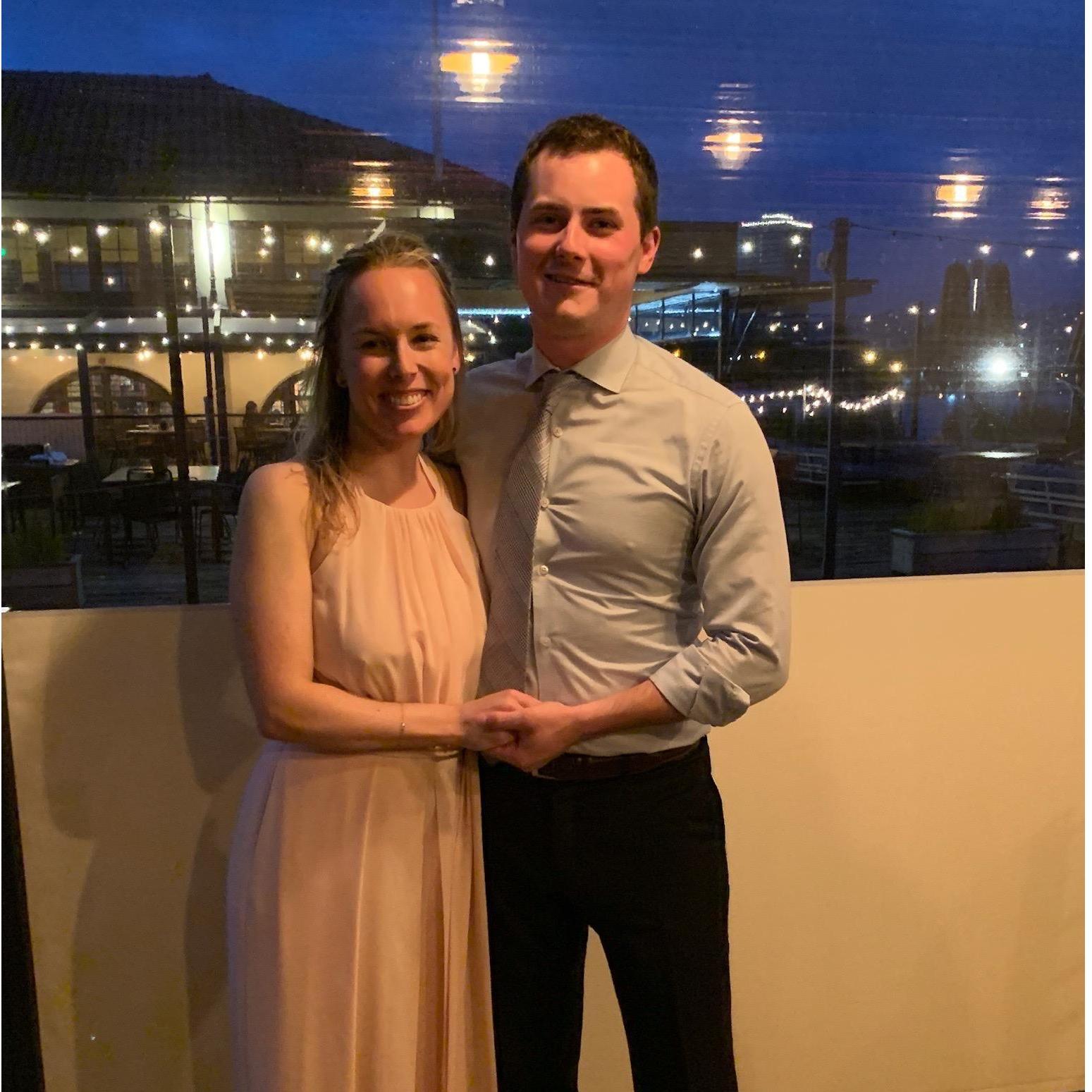 Our engagement celebration by beautiful Lake Merritt in Oakland!